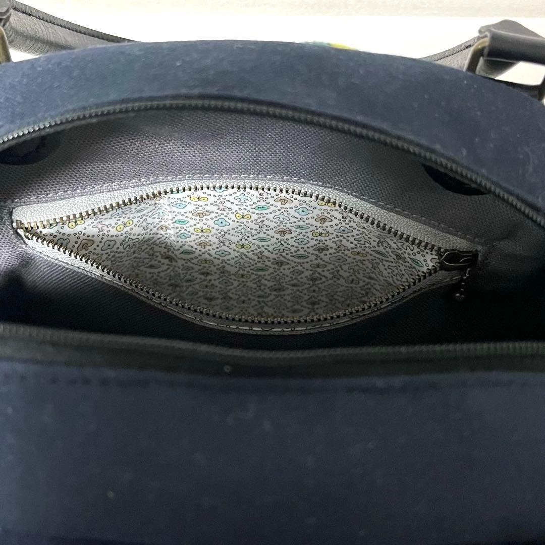 ミナペルホネン　ハンドメイドバッグ　ボストン型