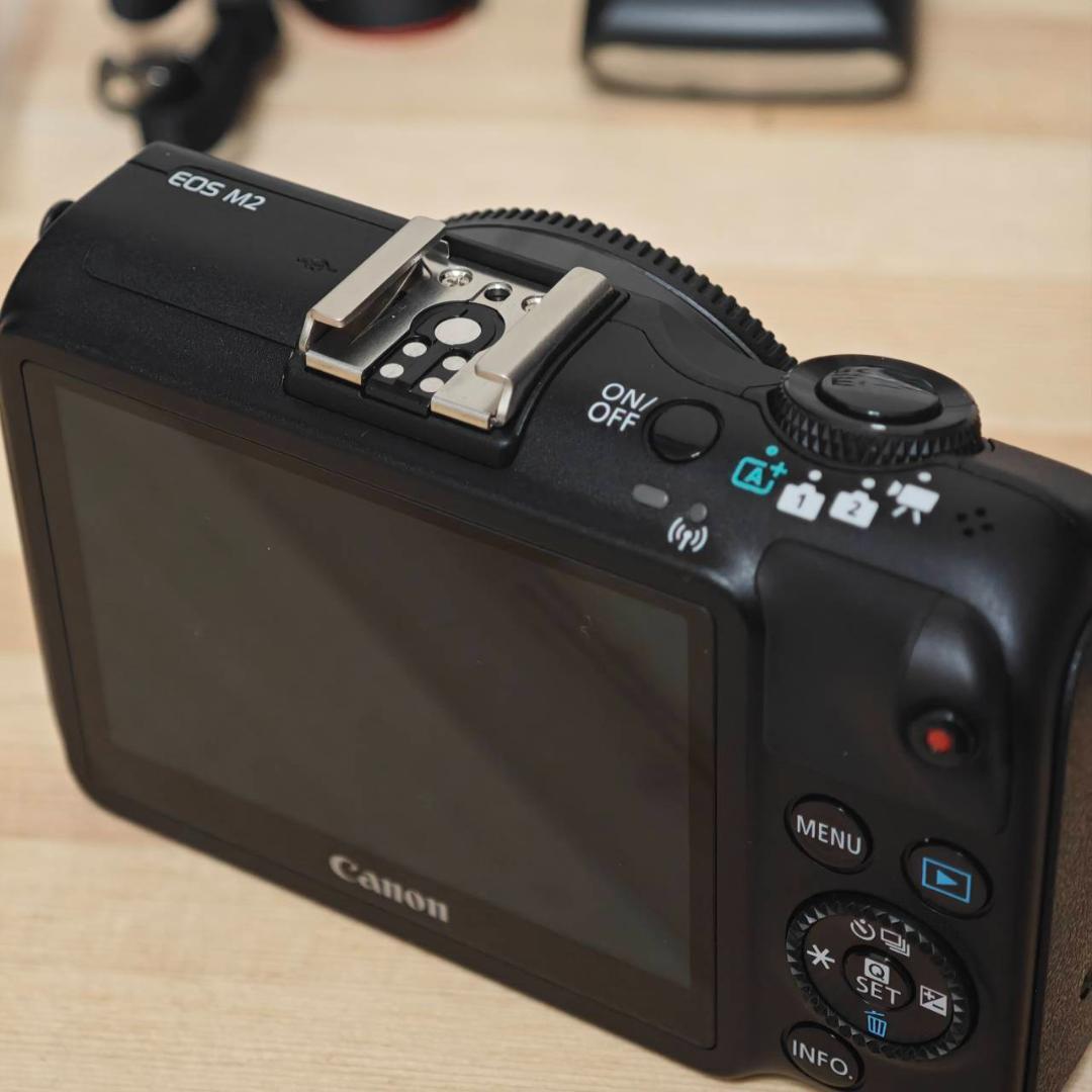 ❗️最終値下❗️極美品❗️EOSM2　ダブルレンズキット+レンズアダプターセット