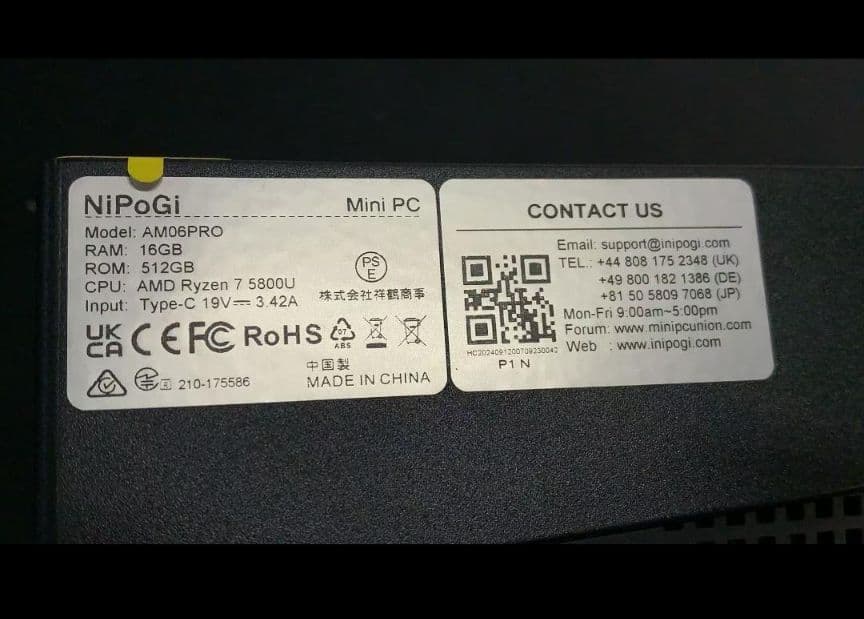 何時までセール！ゲーミングミニpc Ryzen 7 5800U DDR4