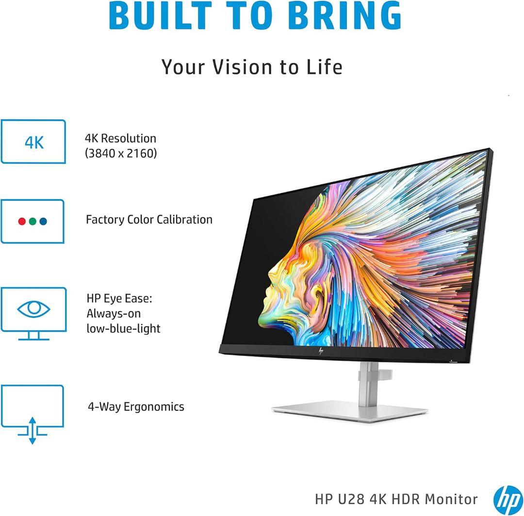 未開封 HP 28インチモニター 4K HDR IPSパネル USB-Cポート