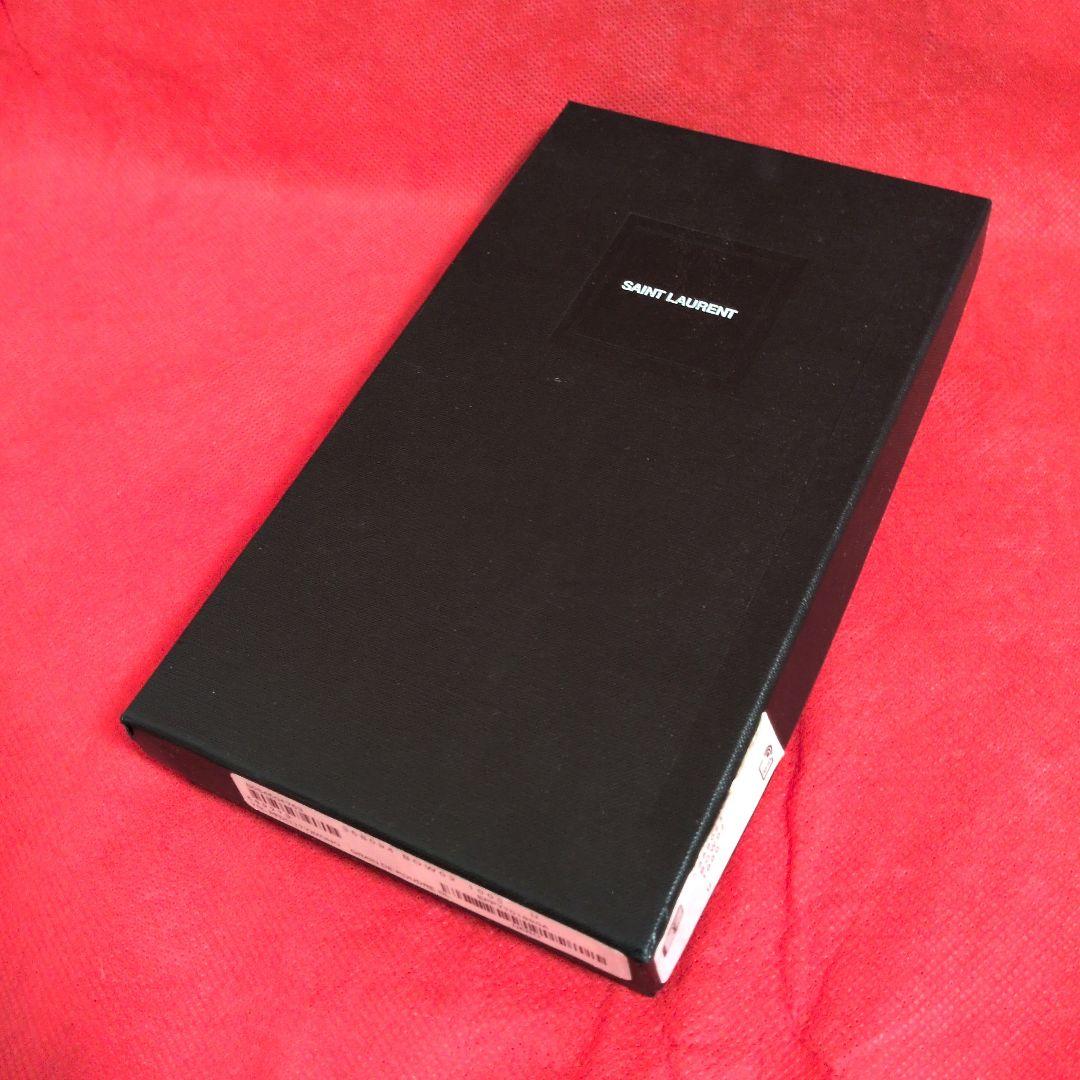 SANT LAURENT／サンローラン 長財布　 キャビアスキン ／YSL／黒