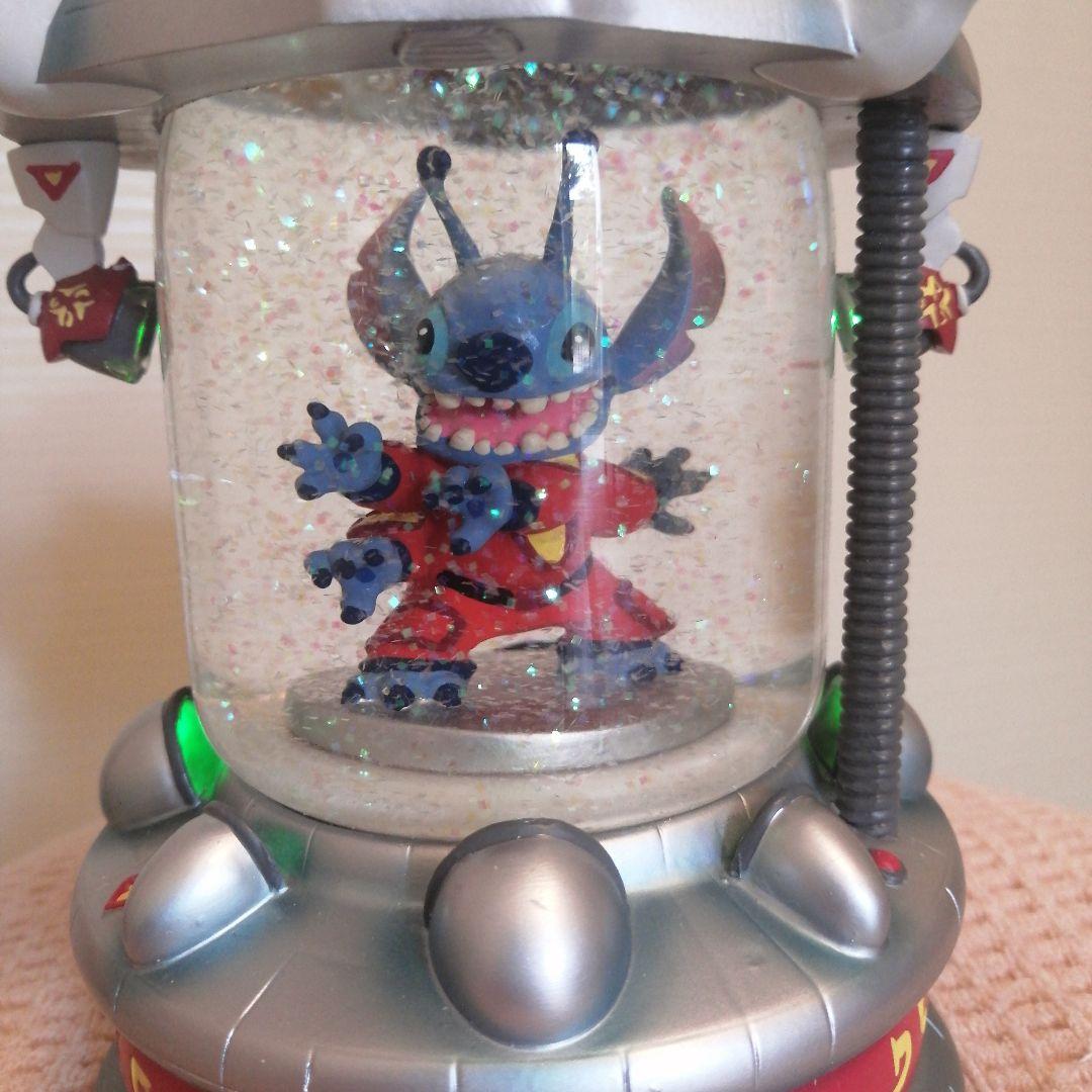レア Disney スティッチ フィギュア 　スノーグローブ 初期型