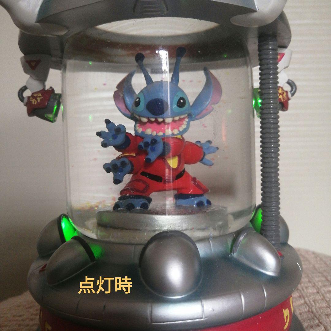 レア Disney スティッチ フィギュア 　スノーグローブ 初期型
