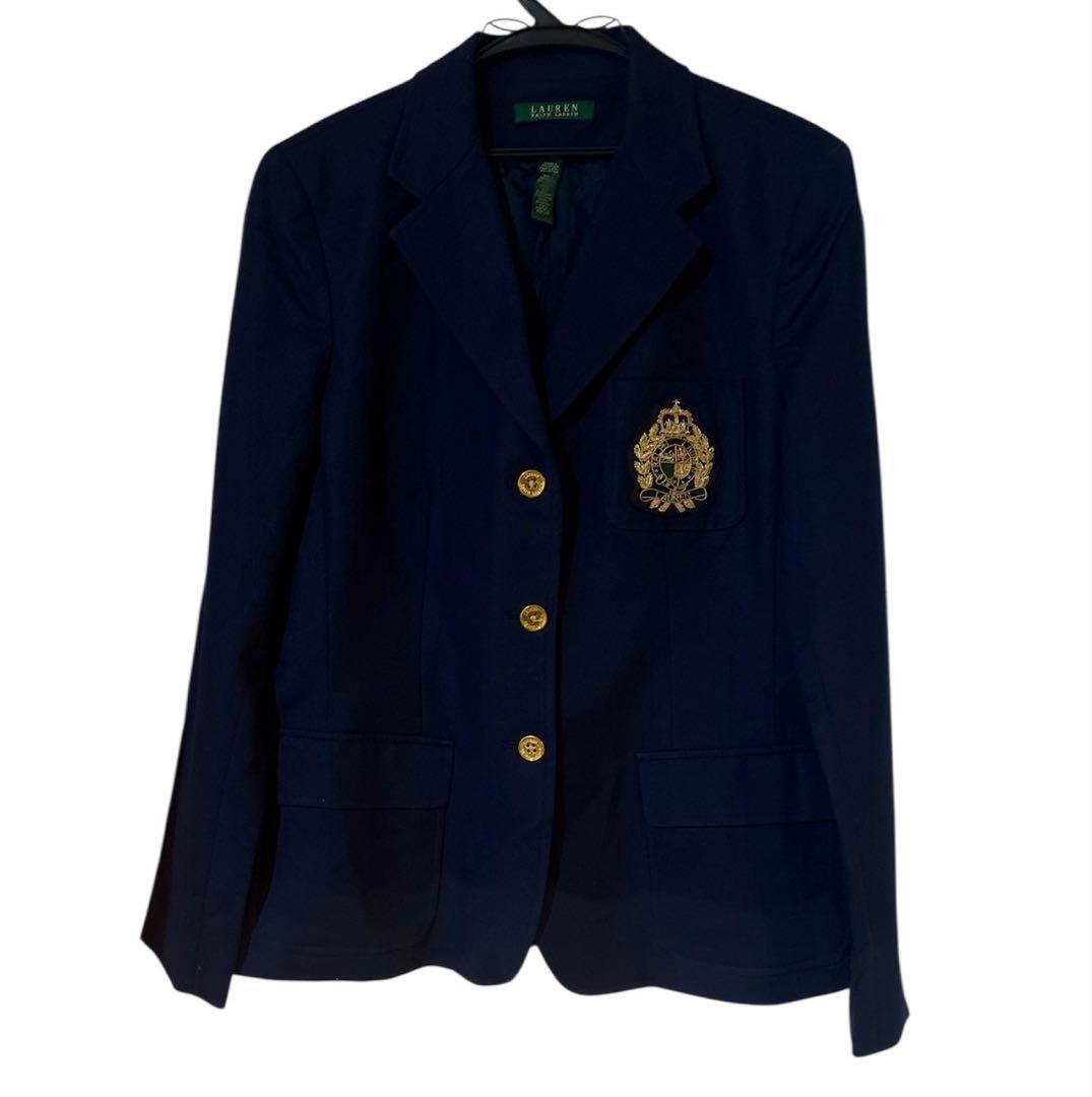 美品ラルフローレン 金ボタン ジャケット 紺ブレ 希少