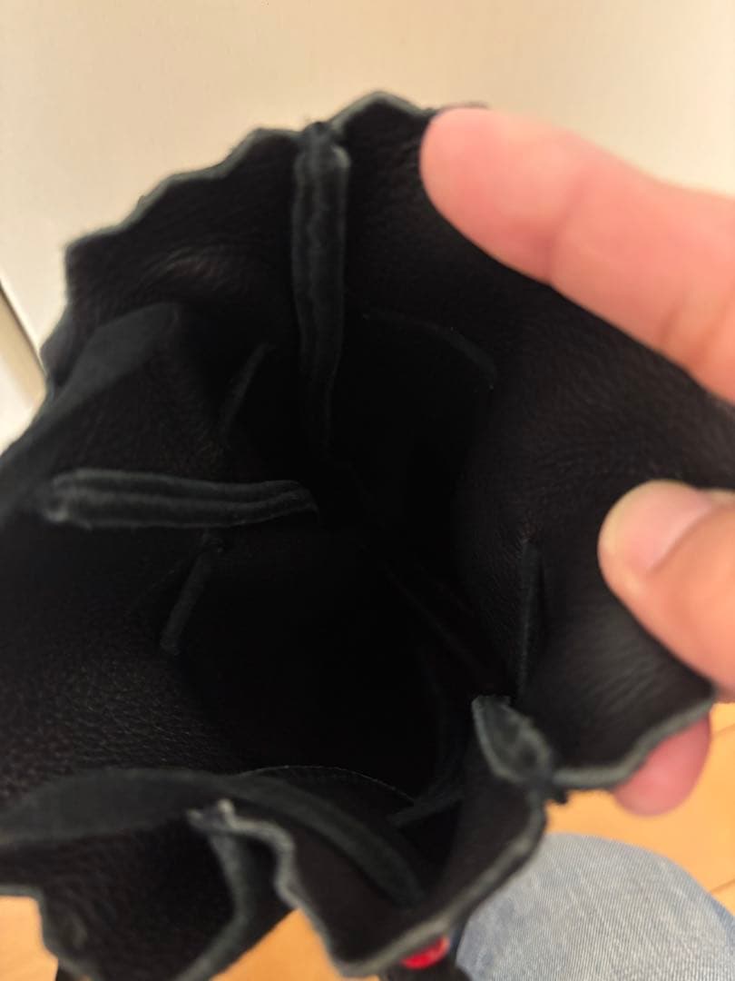 極美品 ゴローズ 巾着ポーチ Lサイズ フラワーコンチョカスタム goro’s