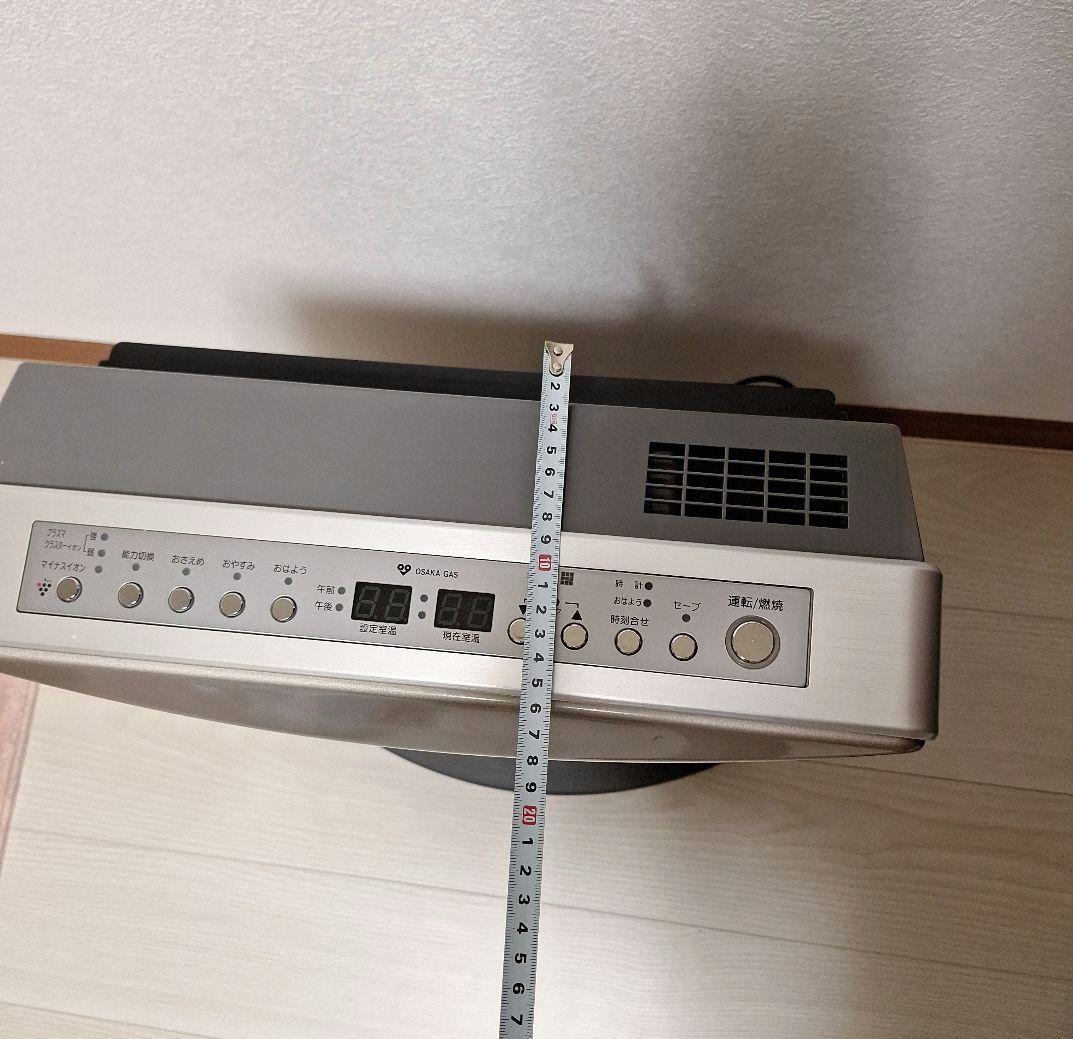 ガスファンヒーター 都市ガス　リンナイ