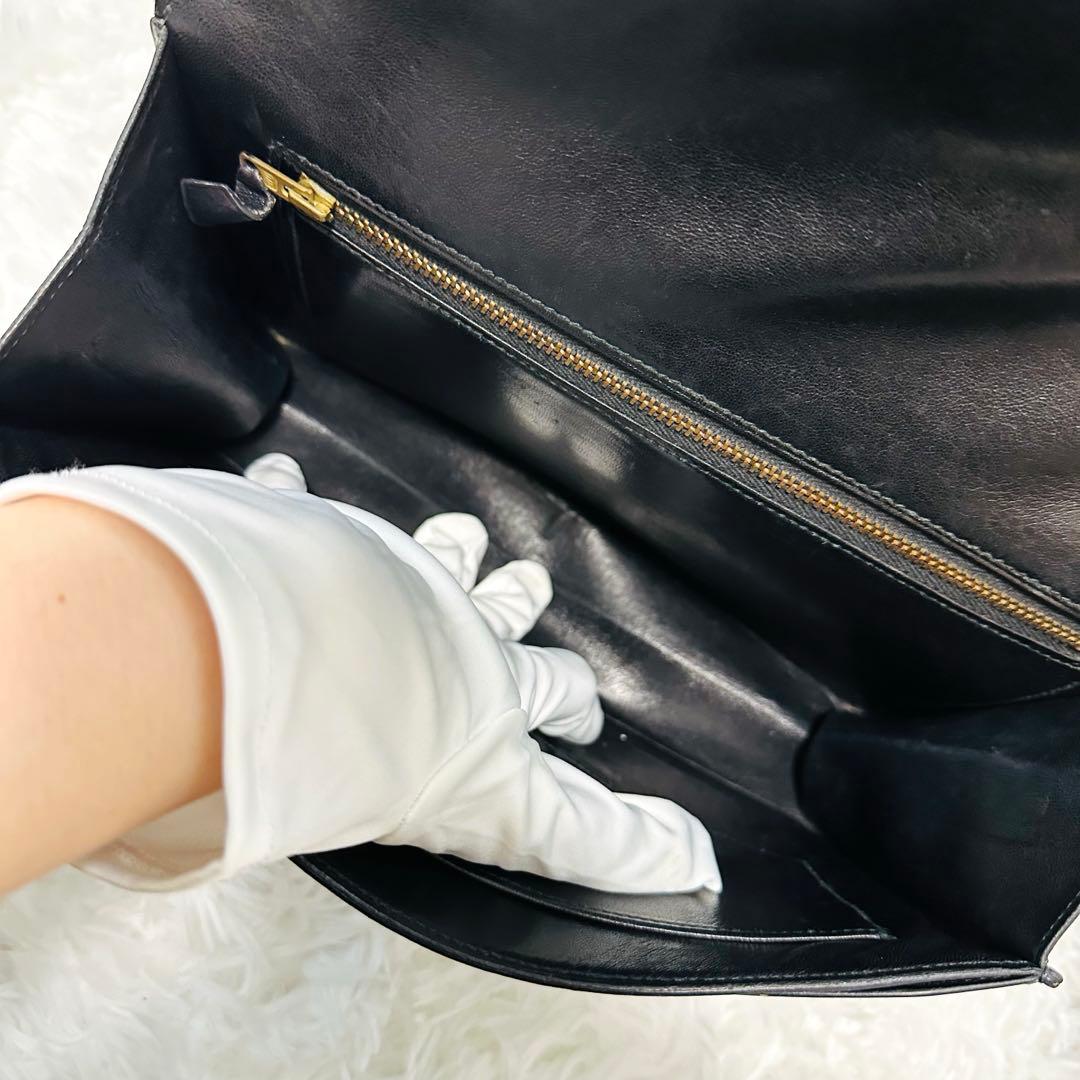 【希少】HERMES クラッチバッグ パン 黒