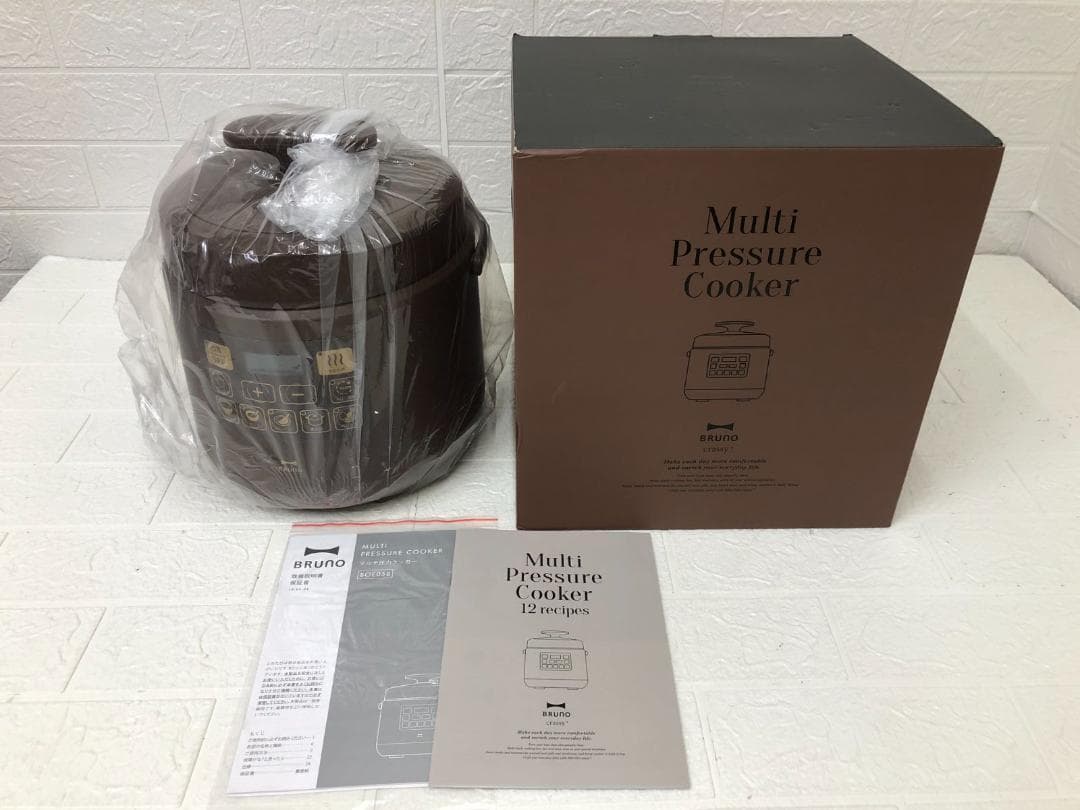 BRUNO マルチ圧力クッカー 電気圧力鍋 BOE058-BR ブラウン
