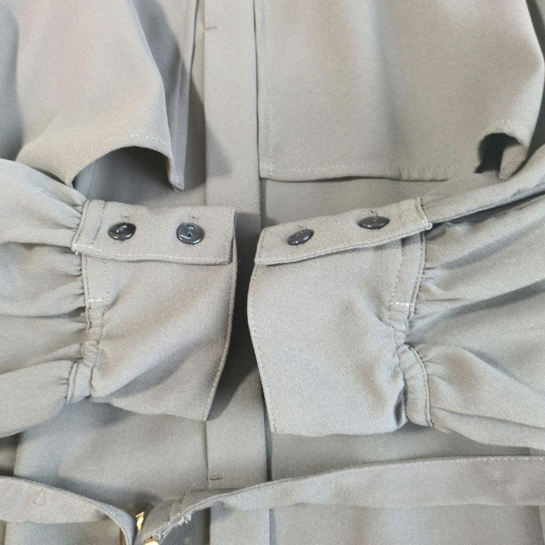 【極美品】オアーノ　ダブルヨーク　ワンピース　ロング　ベルト　トール