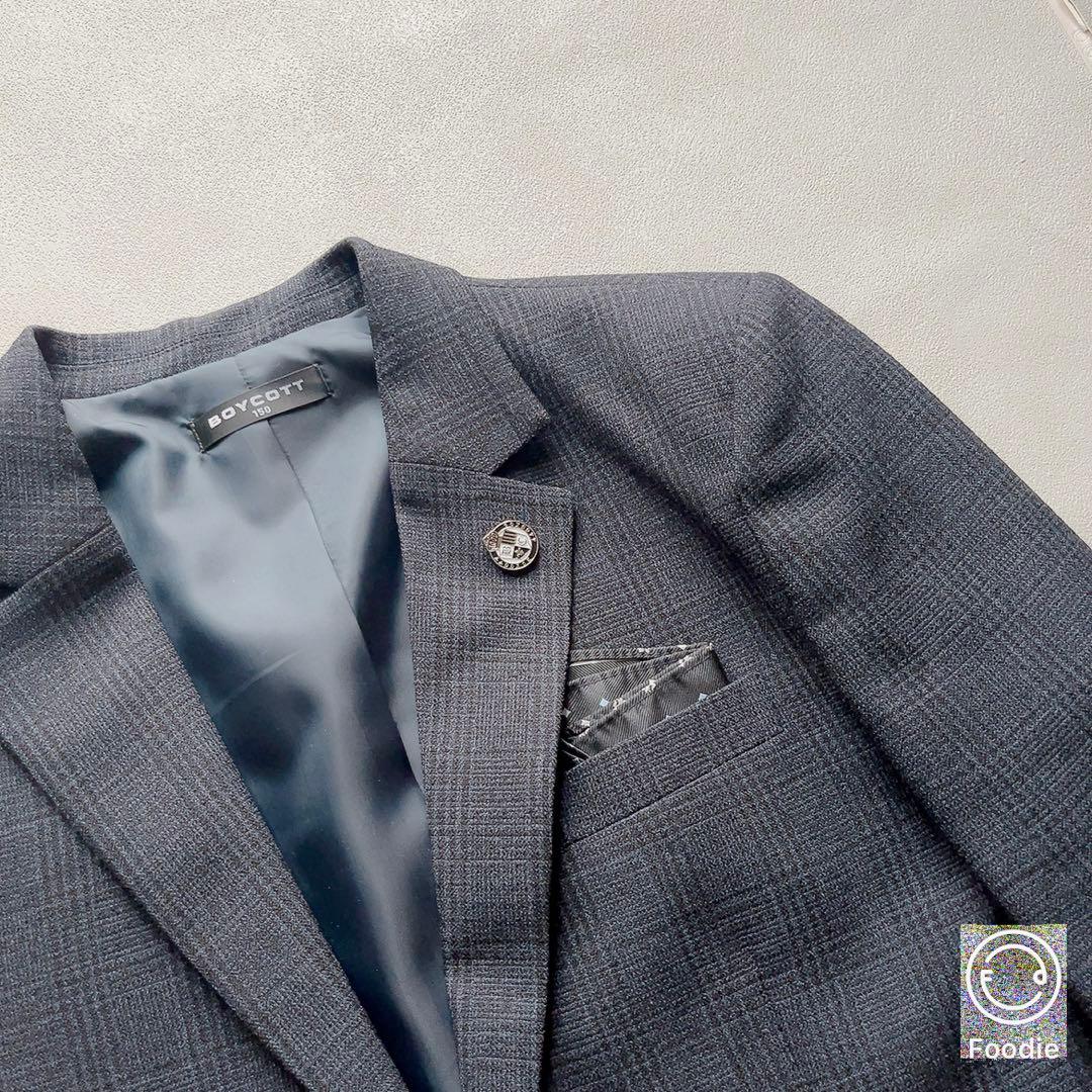 【美品】6点セットフォーマルスーツ　150cm 卒服　卒業 男の子 ネイビー