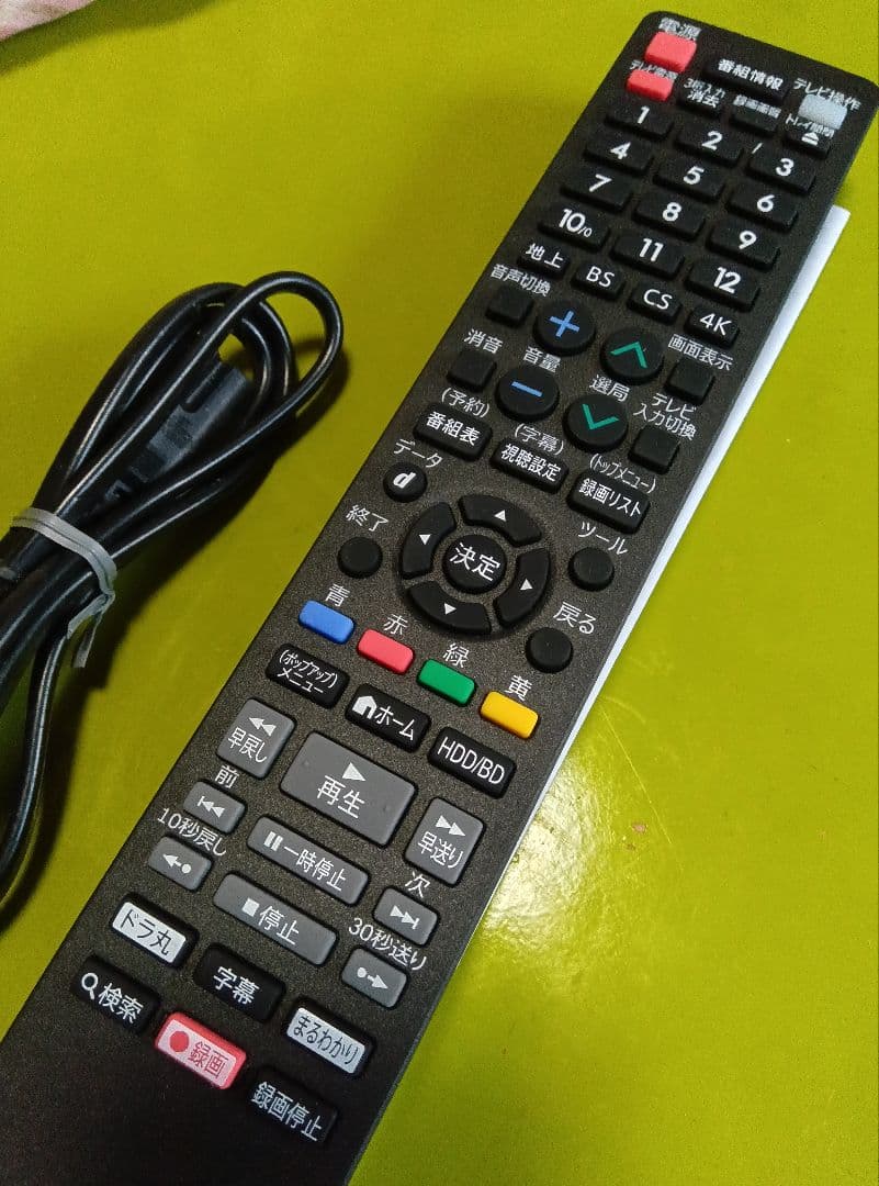 SHARP AQUOSブルーレイ BD-NW1000 HDD新同品交換第3