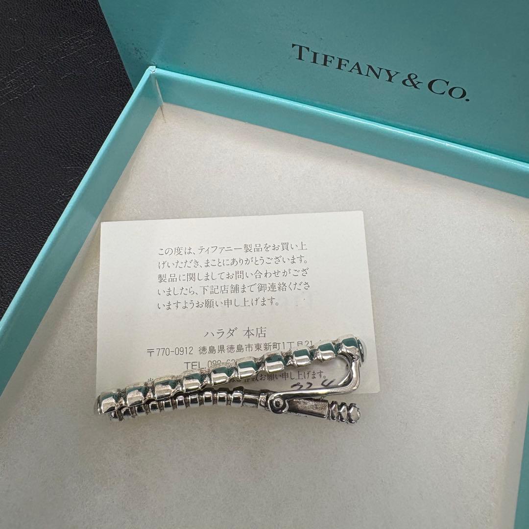 TIFFANY&CO ティファニー　ネクタイ　ピン　クリップ メンズ シルバー