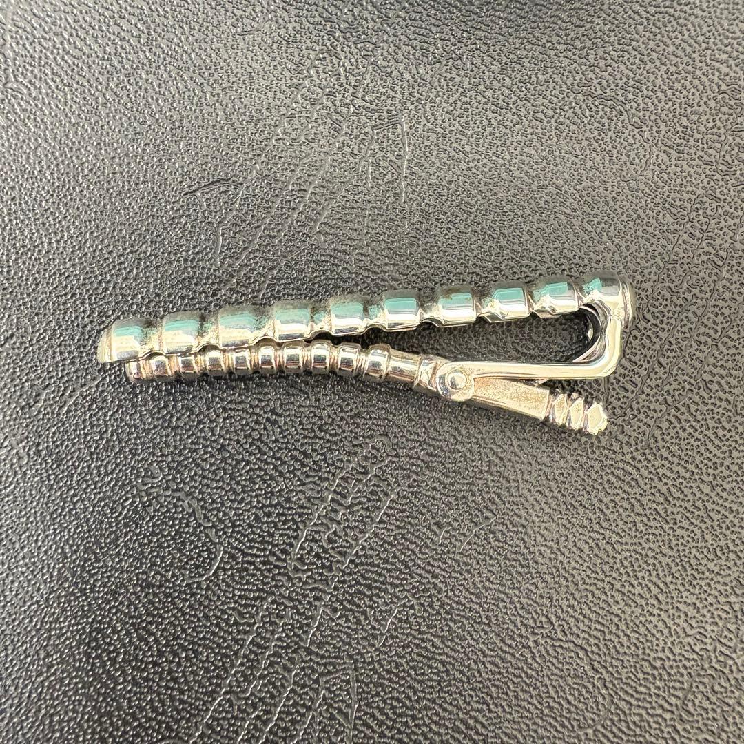 TIFFANY&CO ティファニー　ネクタイ　ピン　クリップ メンズ シルバー