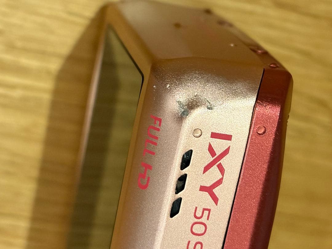 Canon デジタルカメラ ピンクIXY50S PC1561 ジャンク動作未確認