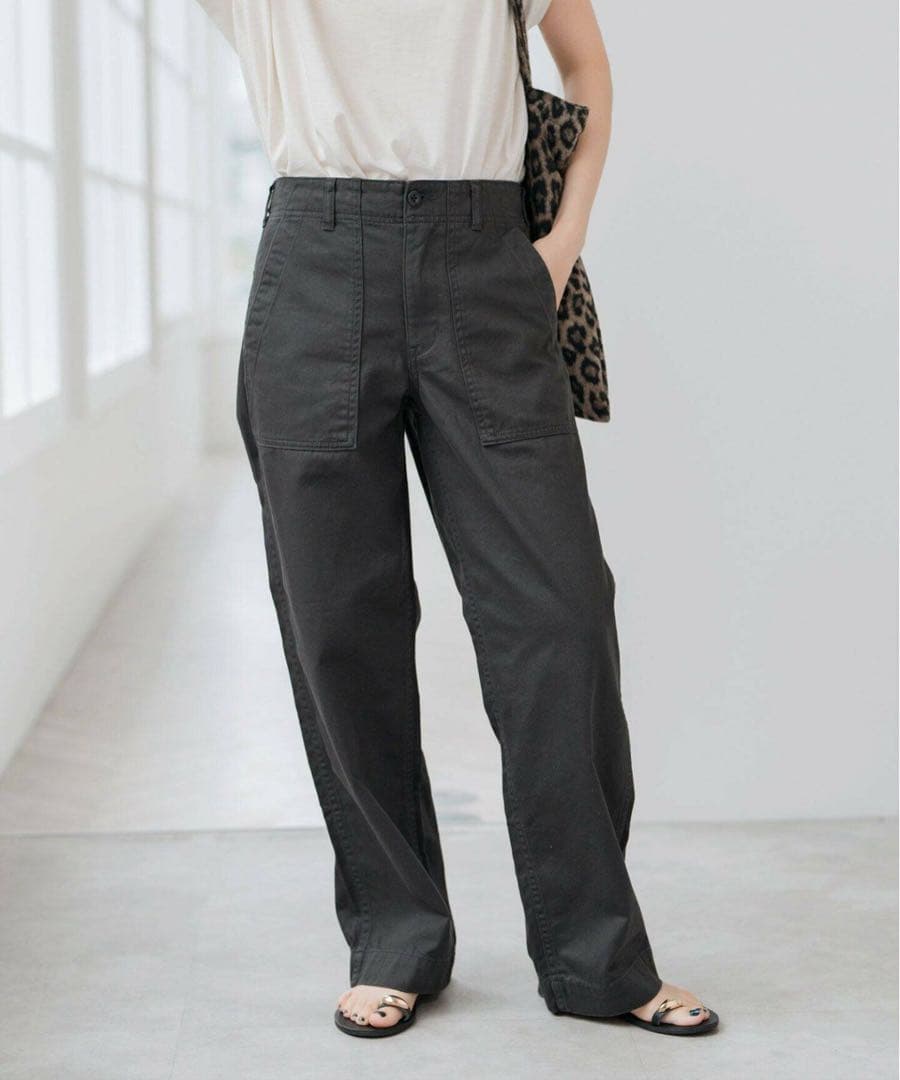 Spick &span ルーズベイカーパンツ 36