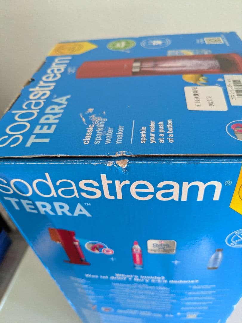 sodastream TERRA 炭酸水メーカー レッド 送料無料