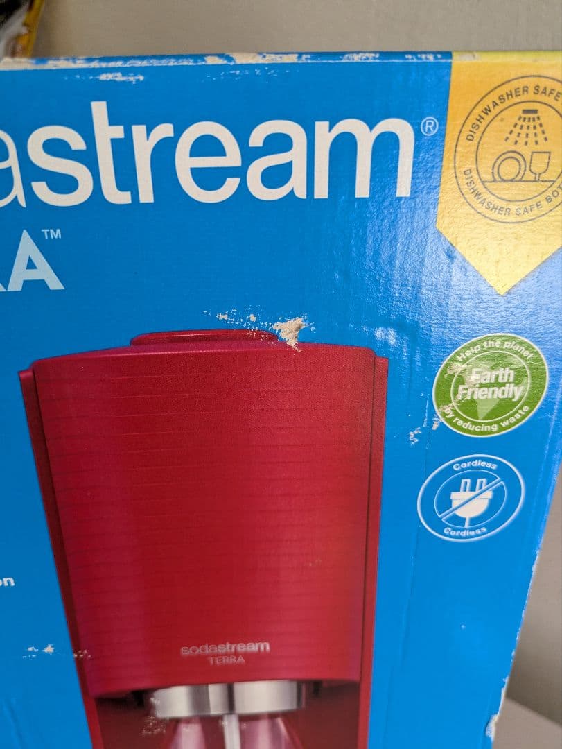 sodastream TERRA 炭酸水メーカー レッド 送料無料