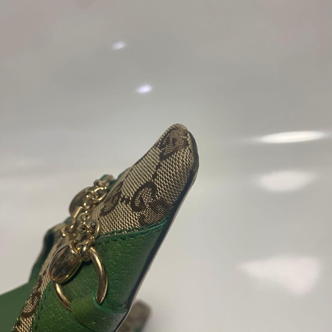 希少色✨美品✨GUCCI ホースビット　GG柄　ミュール ポインテッド