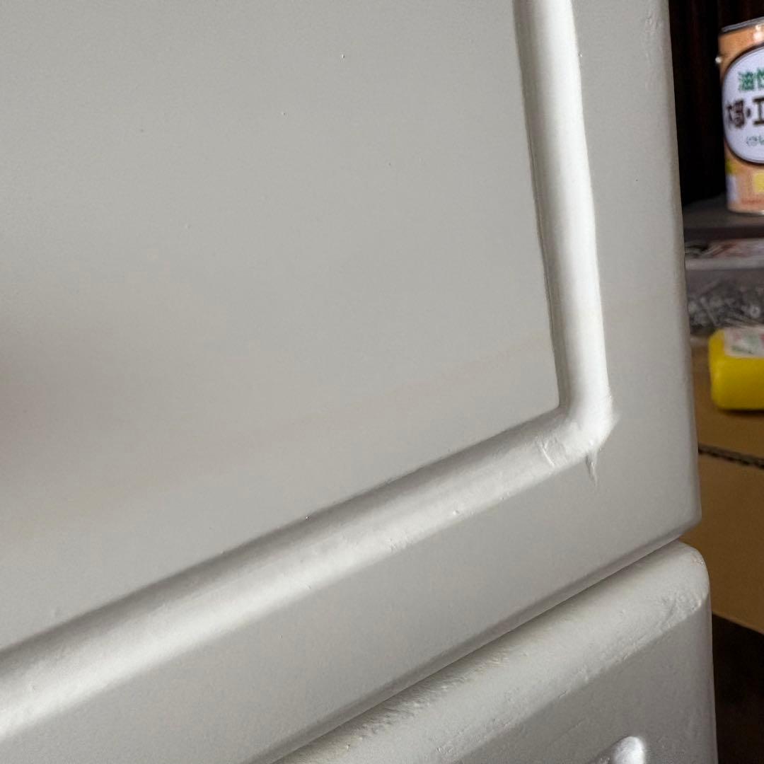 訳あり品！【98】フレンチ調ホワイトチェスト三段四つ引き木製収納家具姫系タンス