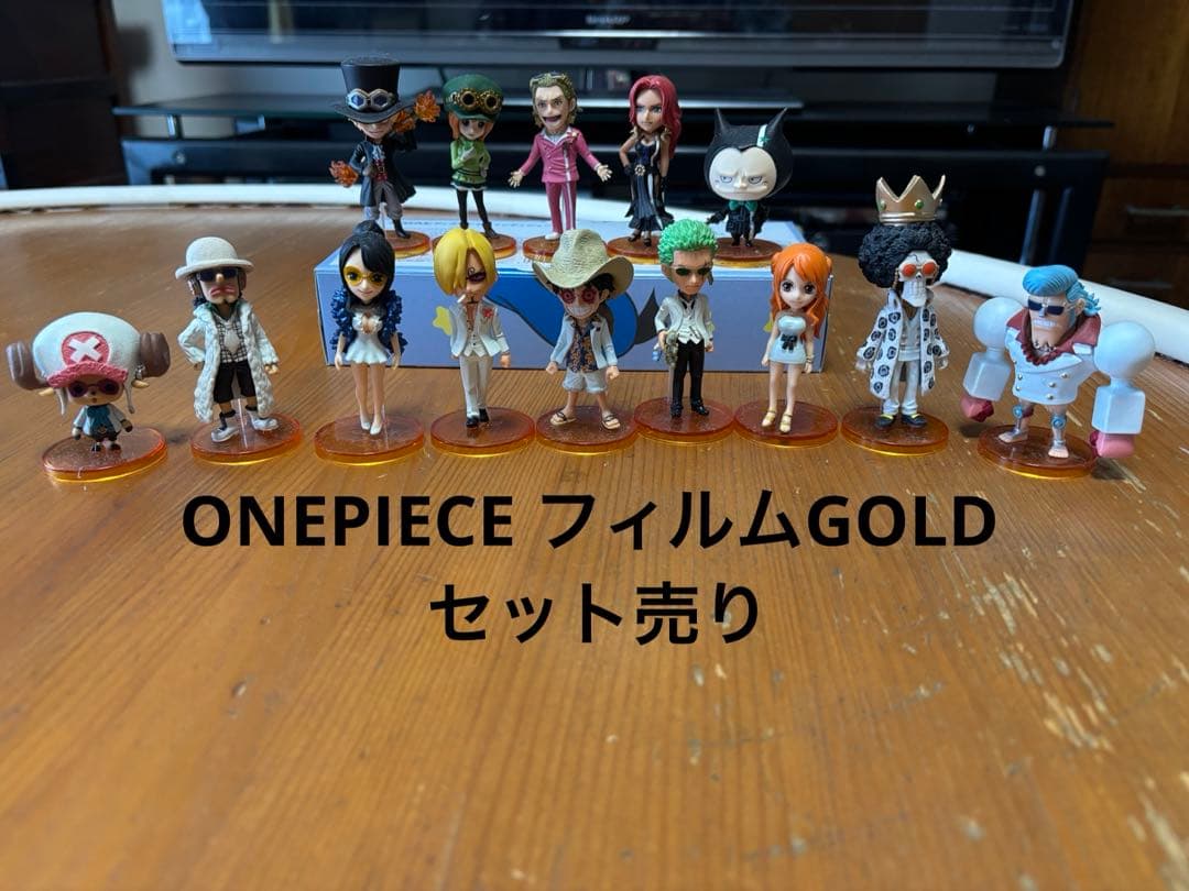 ONEPIECE ワールドコレクタブルフィギュア FILM GOLD セット売り