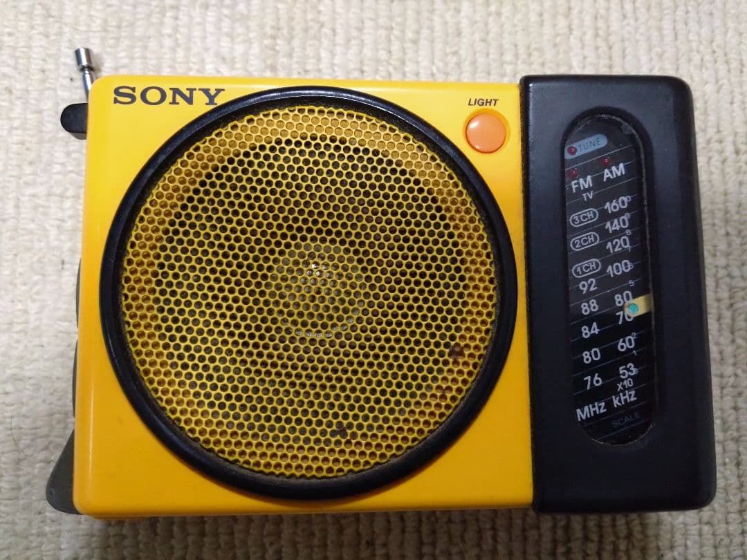 SONY ソニー SPORTS ICF-S75 FM/AM 防水ラジオ