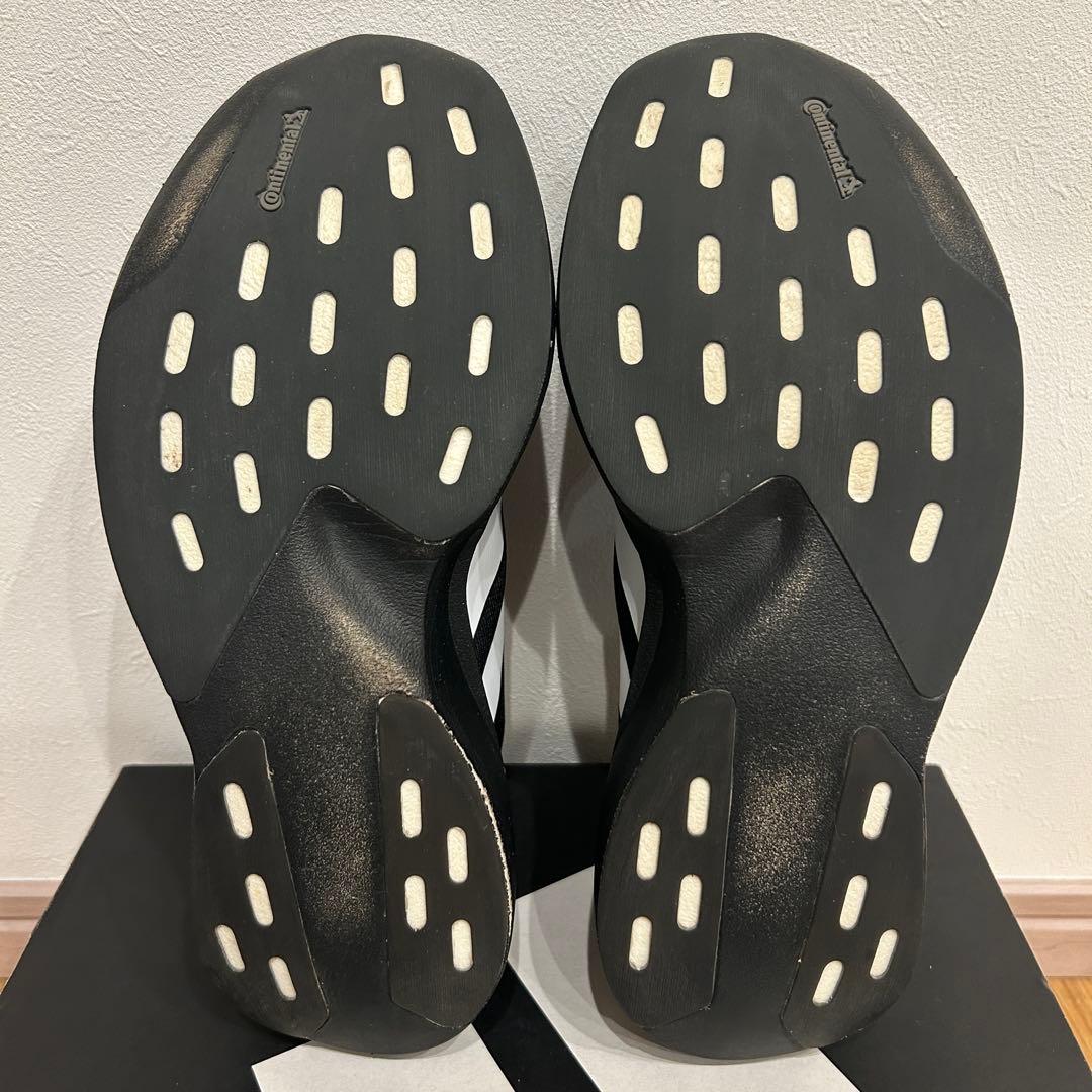 adidas adizero Evo SL ブラック/ホワイト 25cm