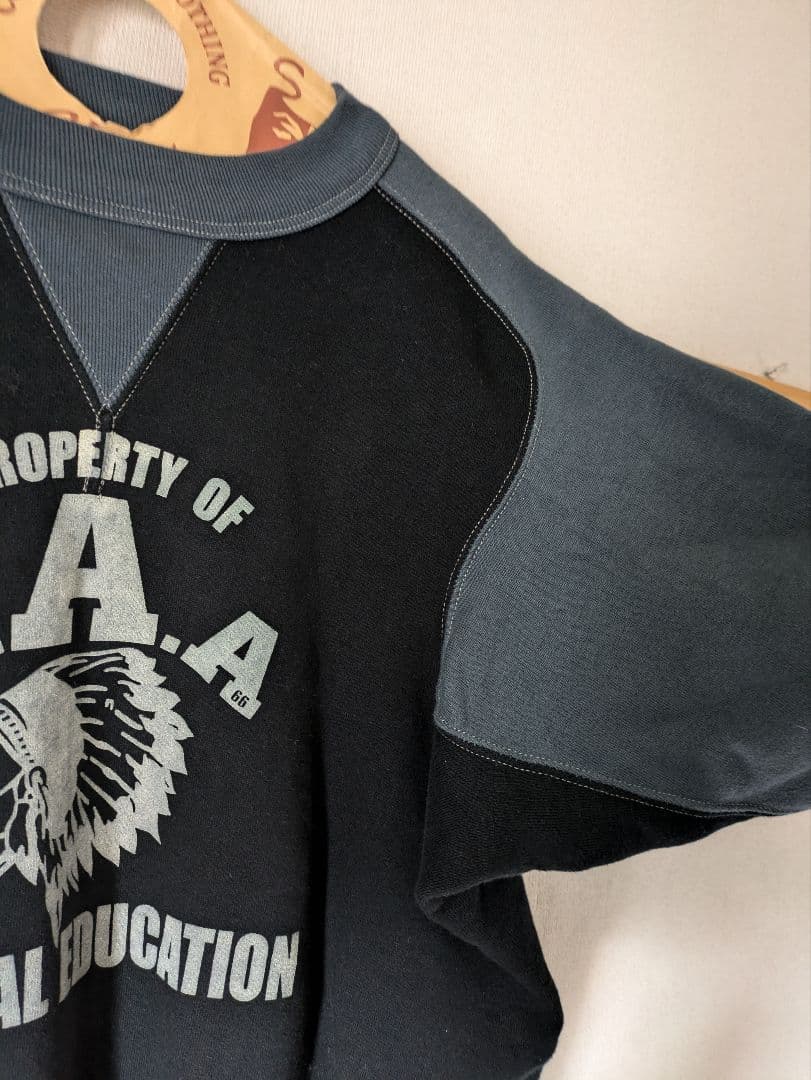 クッシュマン　フリーダムトゥトーンスエット　サイズ XL