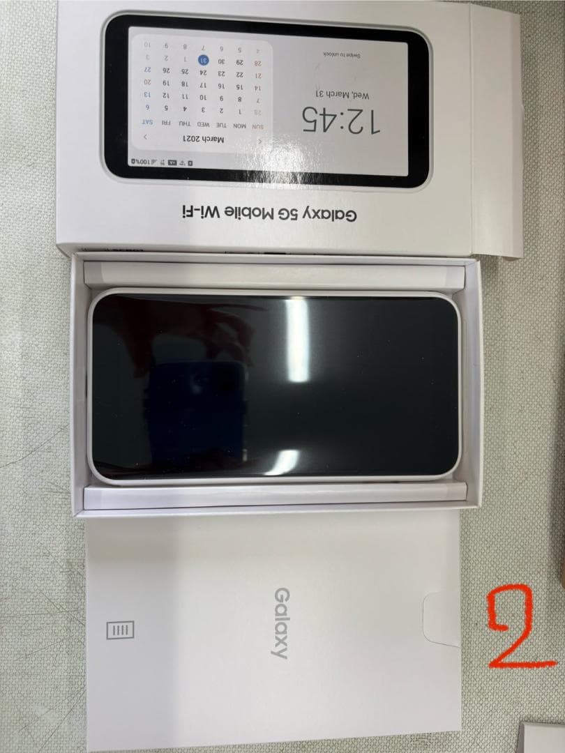 【新品】SIMフリー Galaxy 5G Mobile Wi-Fi SCR01