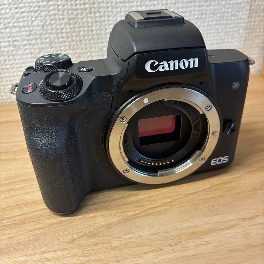 【美品】CANON EOS Kiss M デジタル一眼レフカメラ8/19まで出品