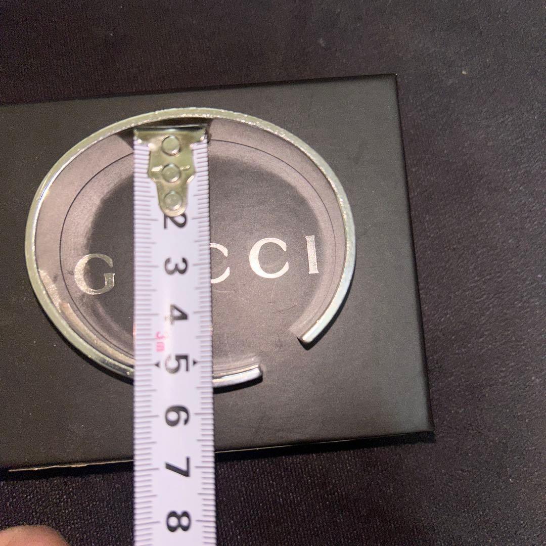 GUCCI シルバー　バングル