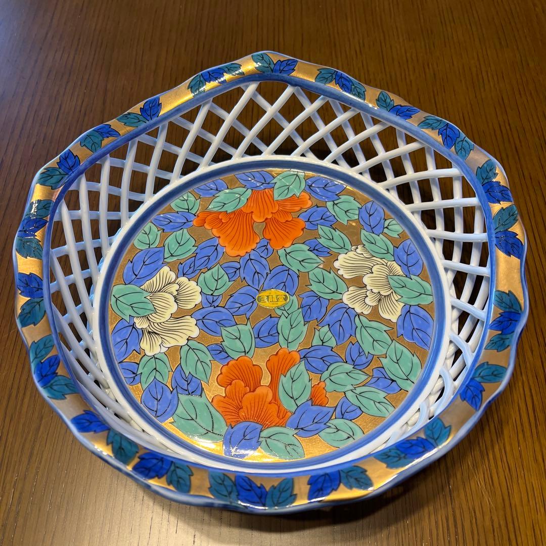 ウ*ー様 有田焼　菓子（果物）器 直径24cm