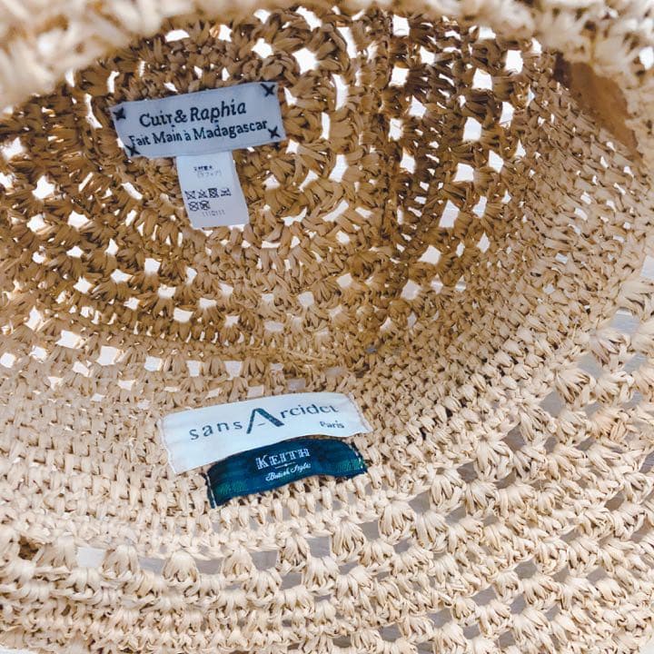 【1回着用♡】サンアルシデ 麦わら帽子 ストローハット