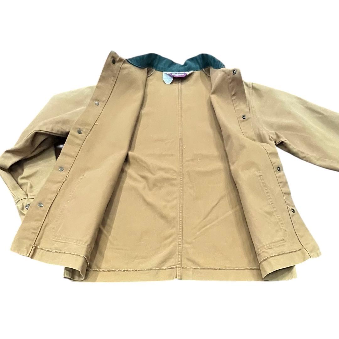 つ*し様 80sUSA製WALLSハンティングジャケットダック地 切替襟カバーオ