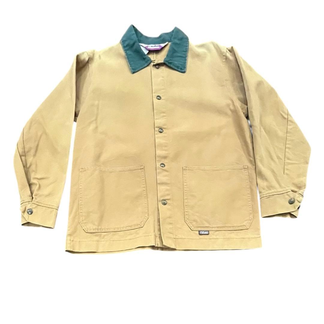 つ*し様 80sUSA製WALLSハンティングジャケットダック地 切替襟カバーオ