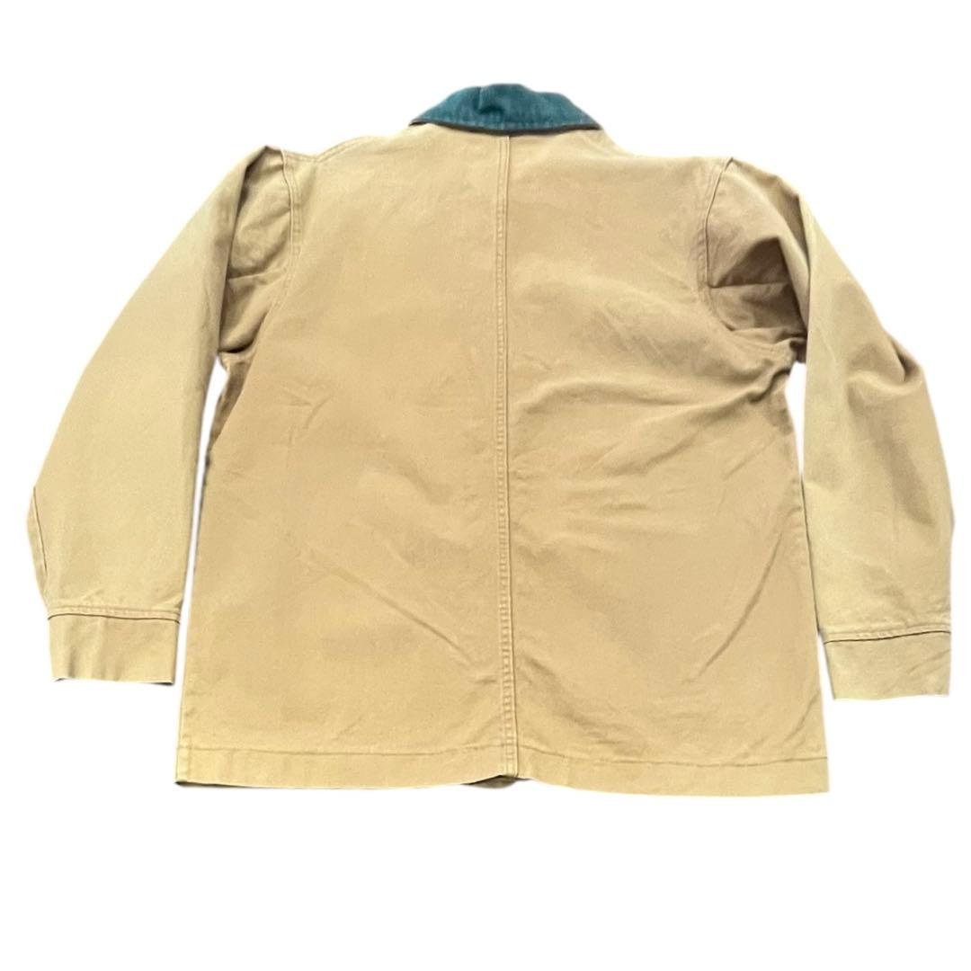 つ*し様 80sUSA製WALLSハンティングジャケットダック地 切替襟カバーオ