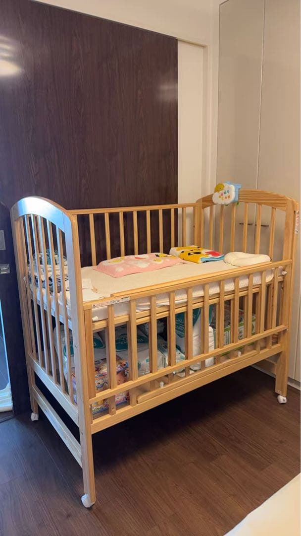 KATOJI ベビーベッド W127cm D70cm H82cm