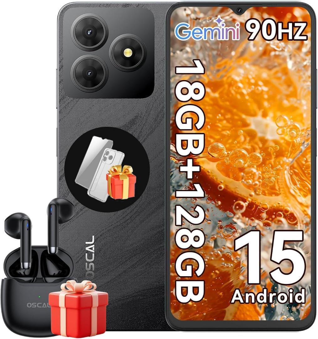 R1825-123】Android15 18GB+256GB SIMフリースマホ