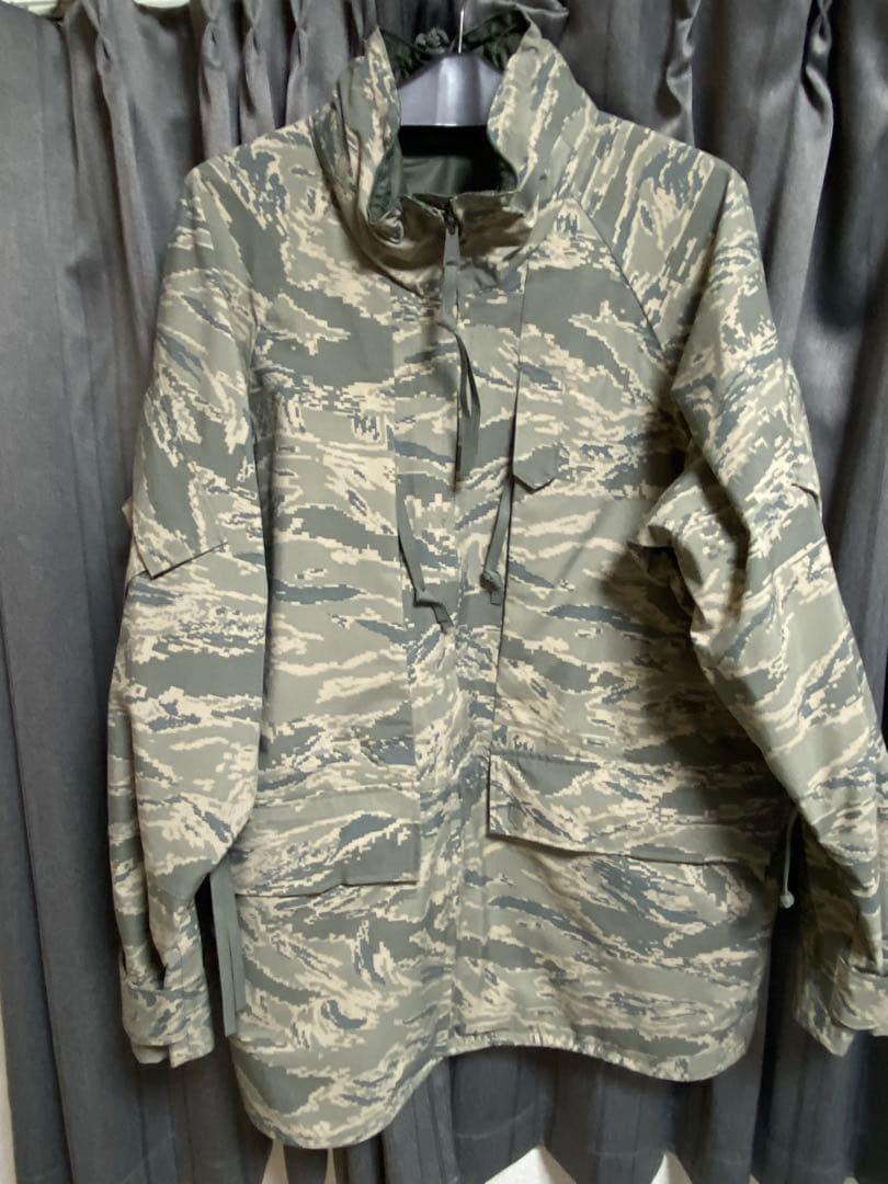 米軍 USAF デジタル タイガーカモ ゴアテックス パーカー ジャケット L