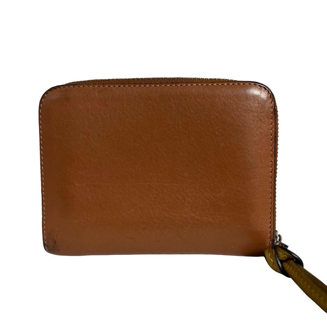 レア✨ロエベ ケース ミニ財布 ファスナー アナグラム ロゴ ブラウン