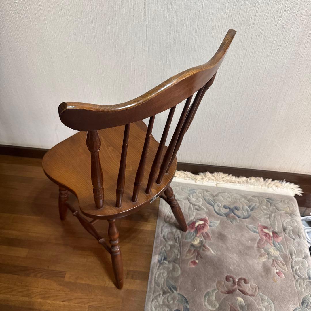 柏木工　椅子　ウィンザーチェア　ダイニングチェア　かしわ　木製　飛騨