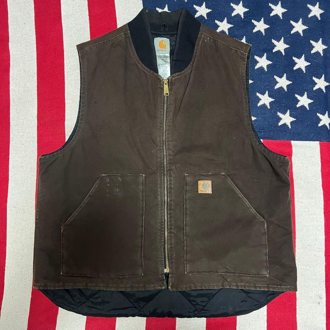 90s カーハートCarhartt ダッグベスト メキシコ製 ヴィンテージ