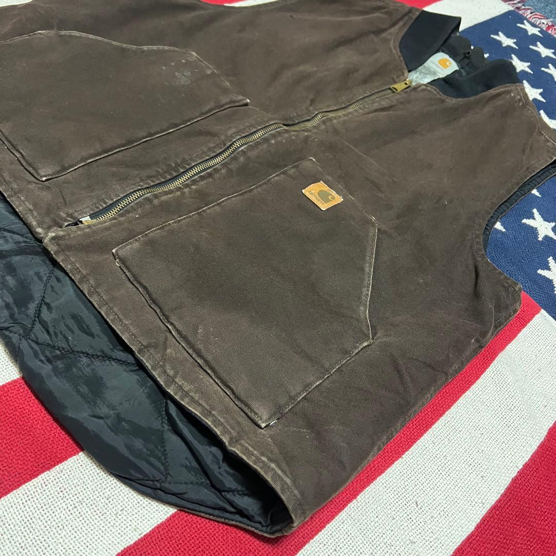 90s カーハートCarhartt ダッグベスト メキシコ製 ヴィンテージ