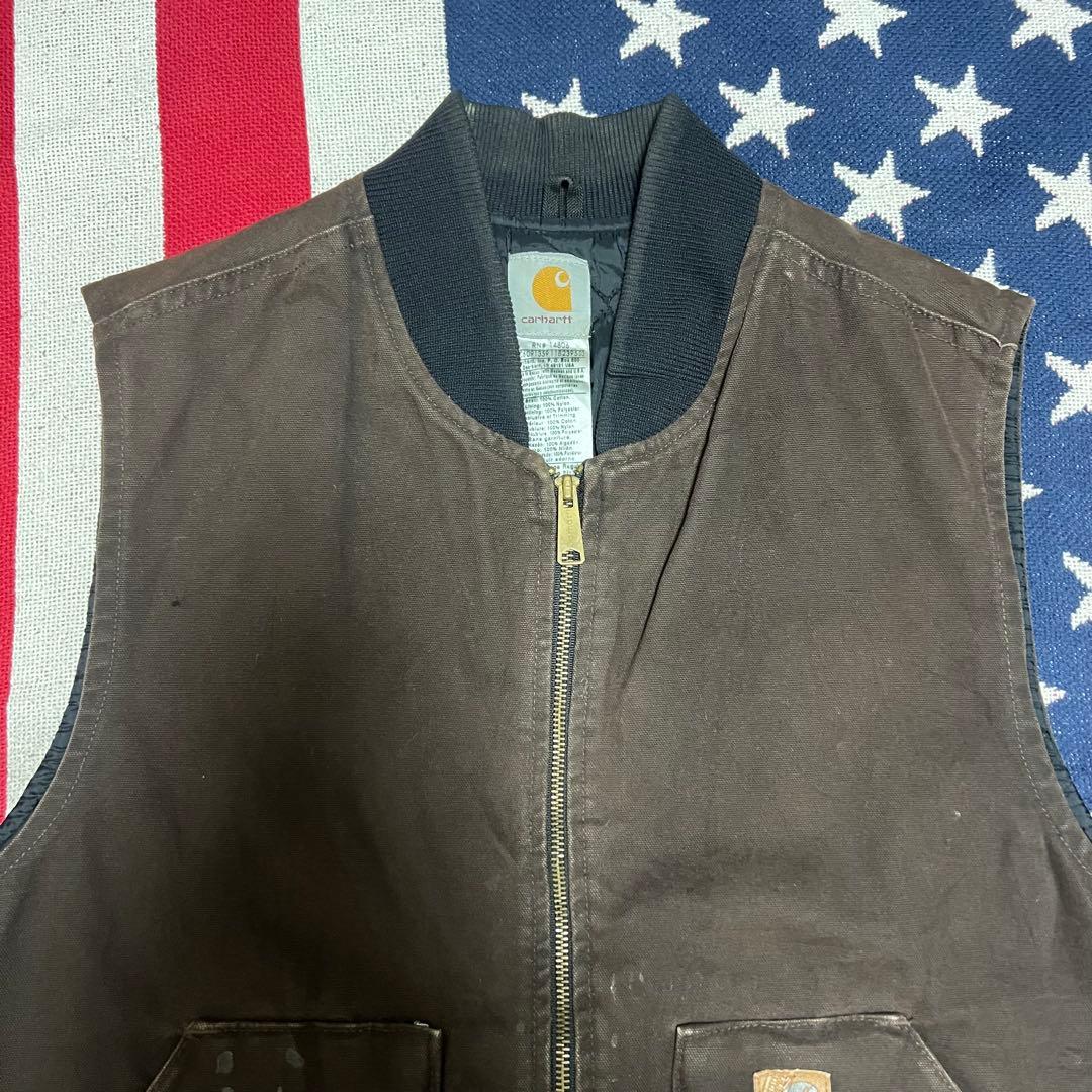 90s カーハートCarhartt ダッグベスト メキシコ製 ヴィンテージ