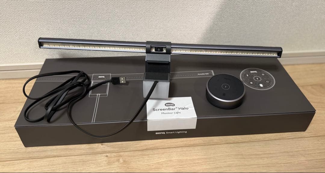 【美品】BenQ ScreenBar Halo LEDデスクライト