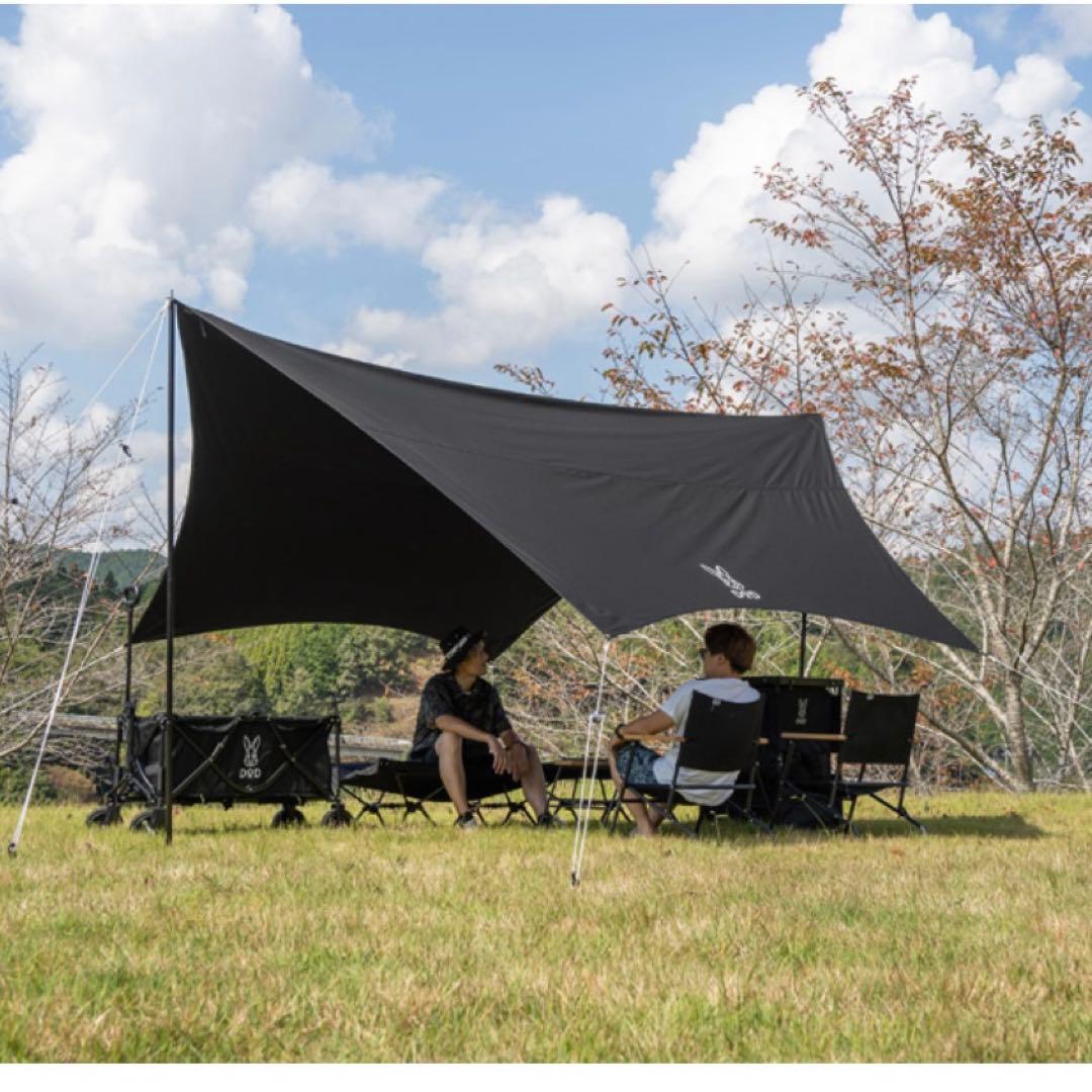 DOD ワンポールテントL グランドシート付　いつかのタープ 別ポール