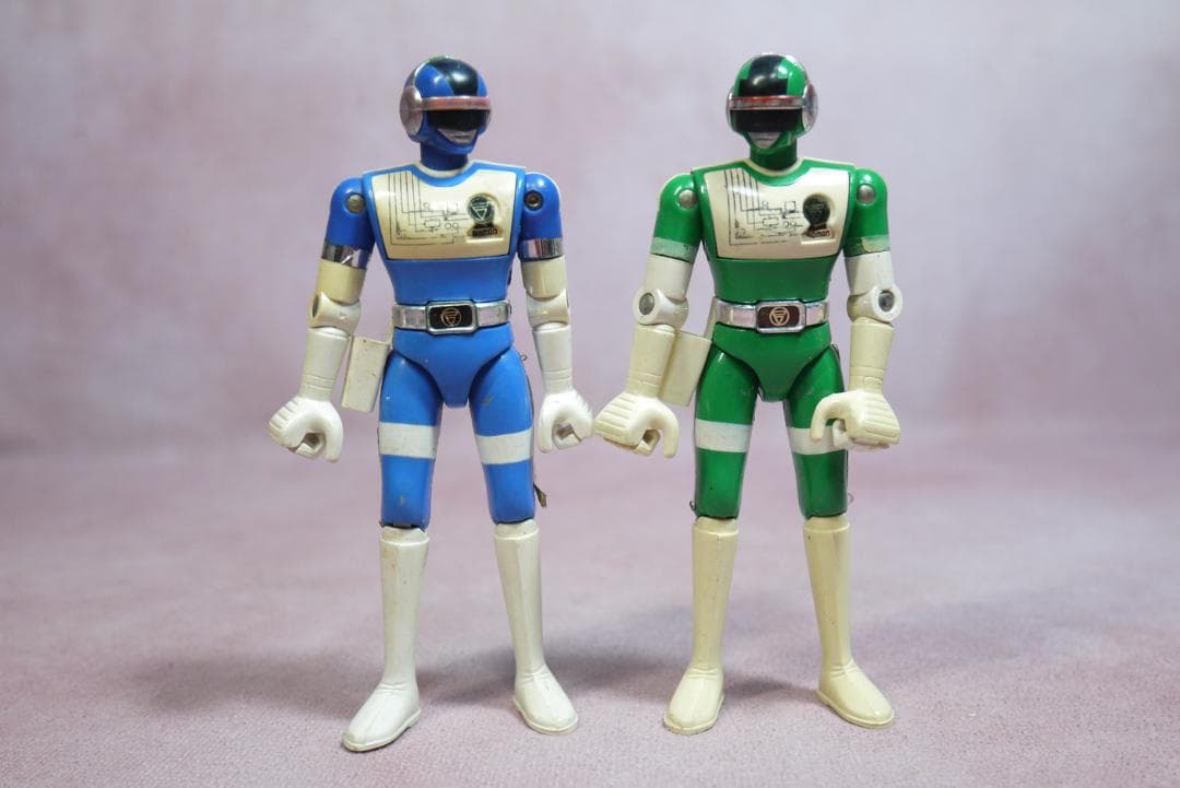 超合金　バイオマン　バイオブルー＋バイオグリーン