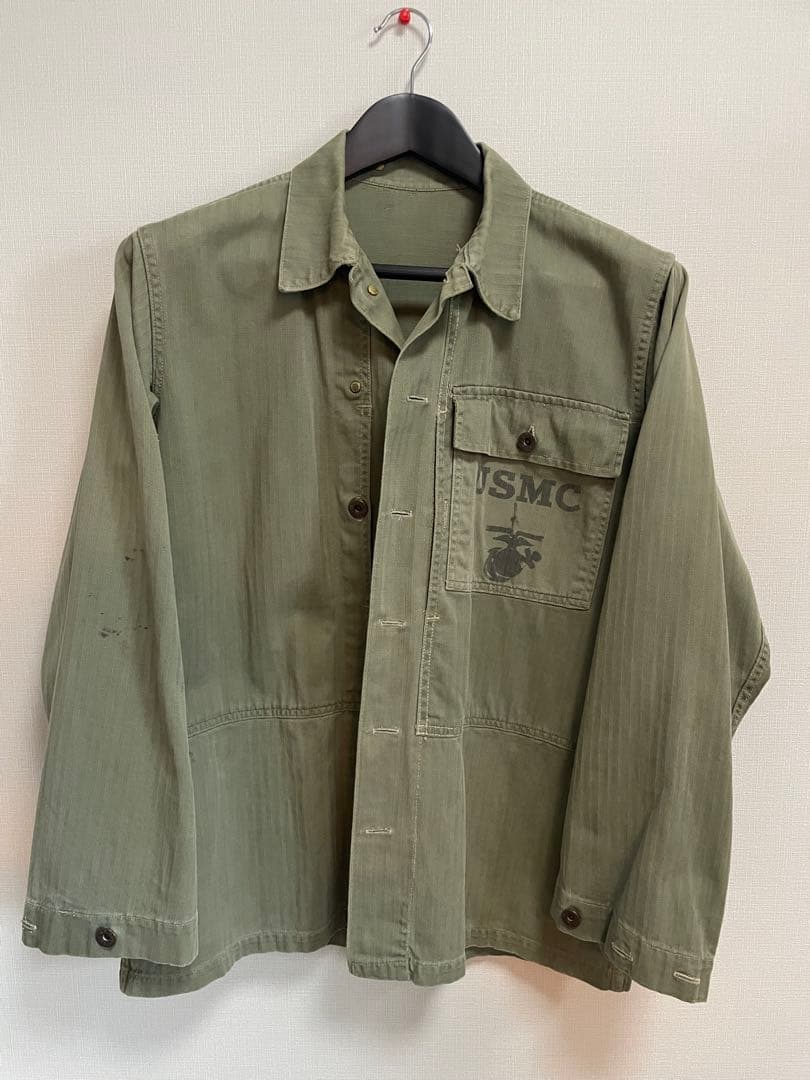USMC P44 HBTヴィンテージ ミリタリージャケット　ヘリンボーン