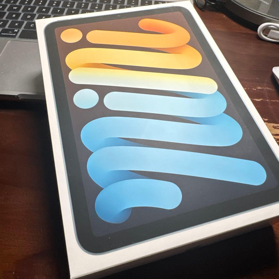 【ケース付き】iPad mini A17pro 第7世代128GB ブルー