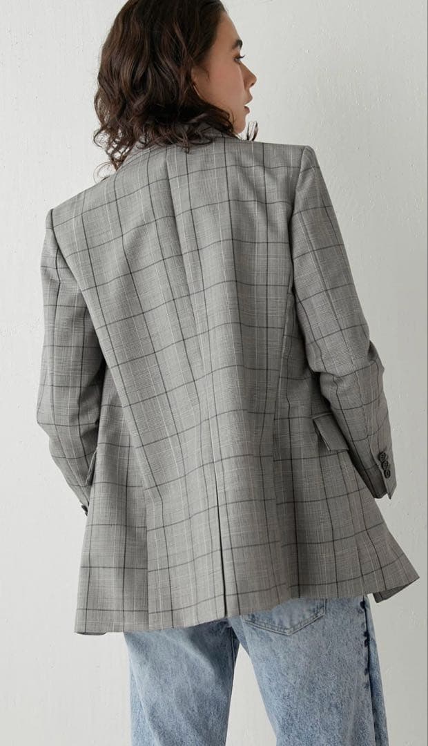 【Whim Gazette】ダブルチェックジャケット