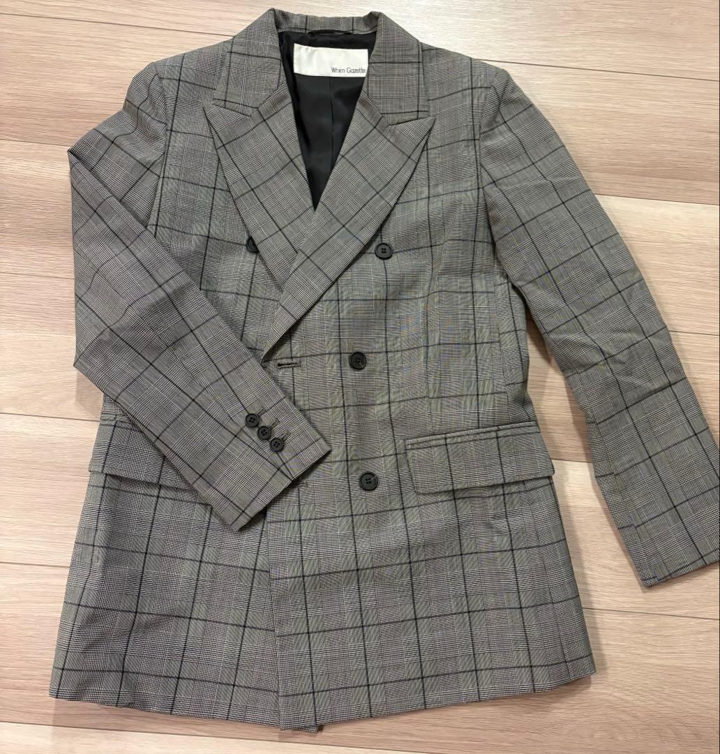 【Whim Gazette】ダブルチェックジャケット